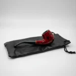 پیپ کلاسیک رزین طرح سنگ مرمر (مدل خمیده) به همراه کاور محافظ چرمی - تصویر 2
